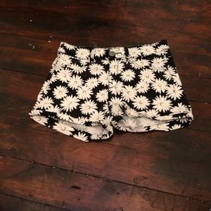 (2 for $15) Floral denim shorts